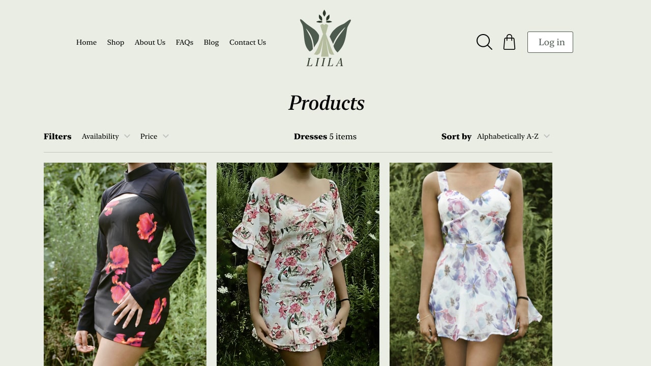 liiia product listing